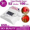 650nm Lipo Diode Weight Loss Cellulite Removal Laser Machine